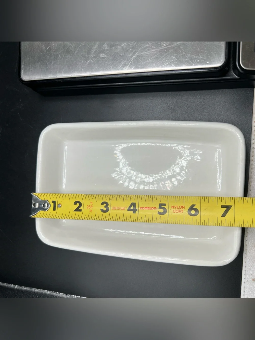Vintage Sterling China Restaurant Ware Small Baking Dish White E Liverpool Ohio